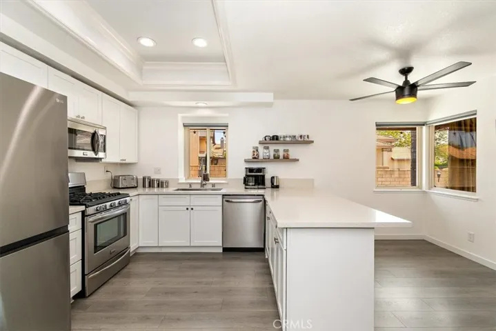 Renovated kitchen.