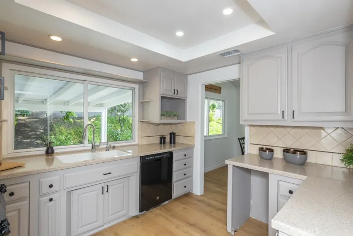 Remodeled kitchen