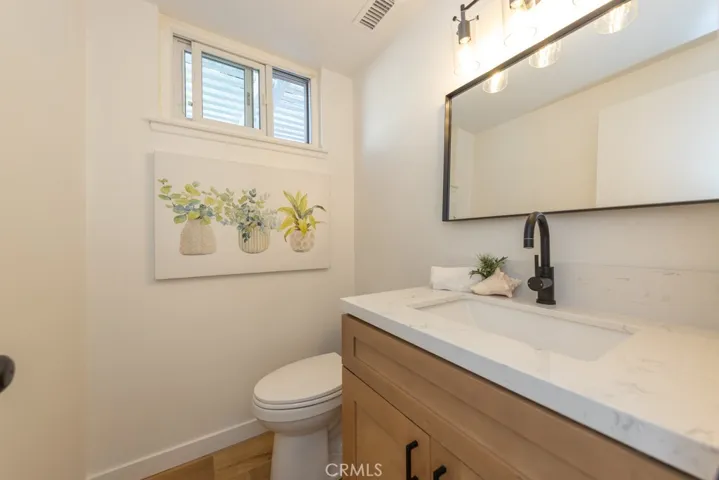 Remodeled downstairs bathroom