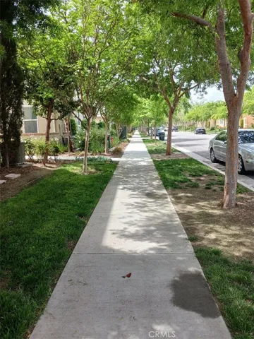 LOOKING WEST FROM FRONT DOOR PORCH