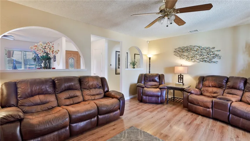 Family Room & View of Front Door