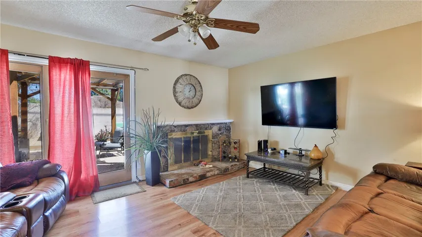 Beautiful Family Room & Fireplace