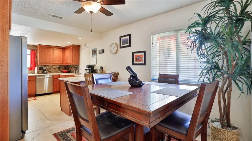Dining Area & Kitchen View