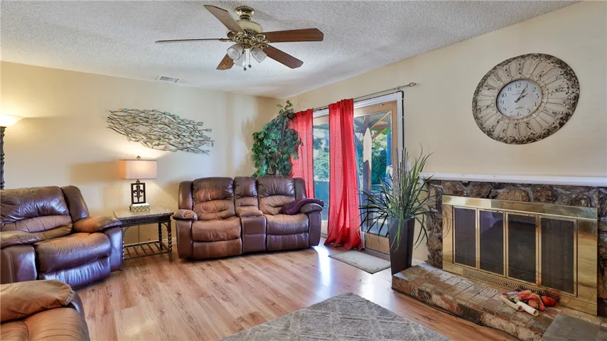 Family Room & Slider to Backyard, Cozy Fireplace
