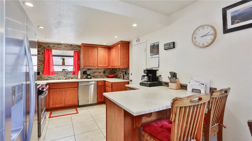 Kitchen with Corian Countertops