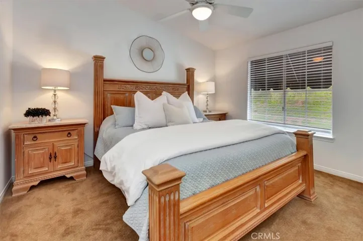 One of three generous seconday bedrooms.