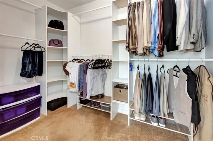 Large walk-in wardrobe closet.