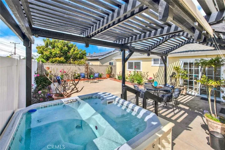Jacuzzi In Backyard
