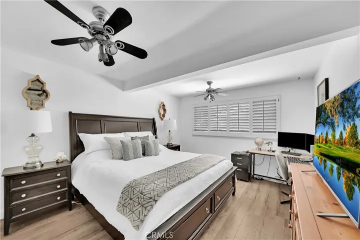 A large downstairs bedroom offering bathroom access, perfect for guests or multi-generational living.