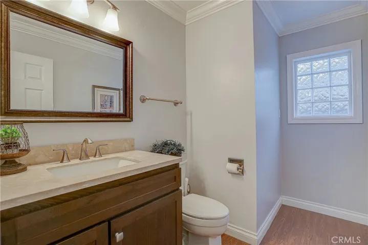 Downstairs half bath