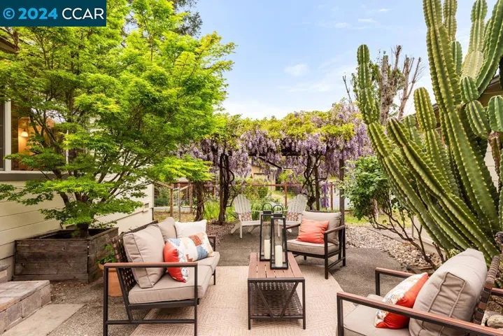 Patio seating area