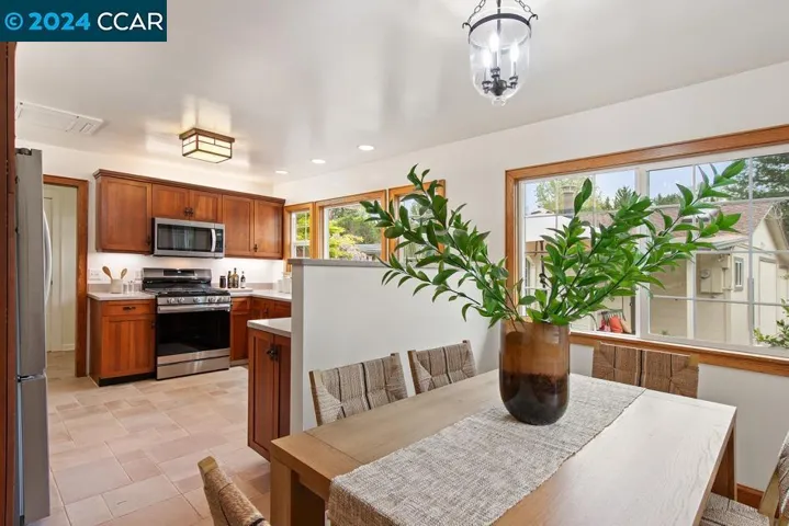 Kitchen and dining room