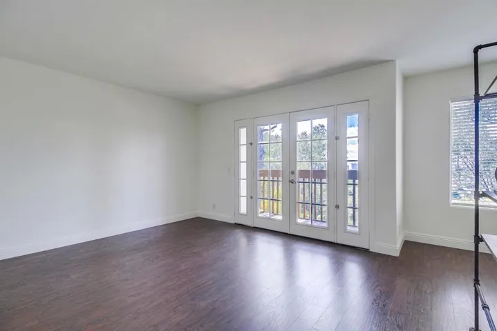 Primary bedroom with deck