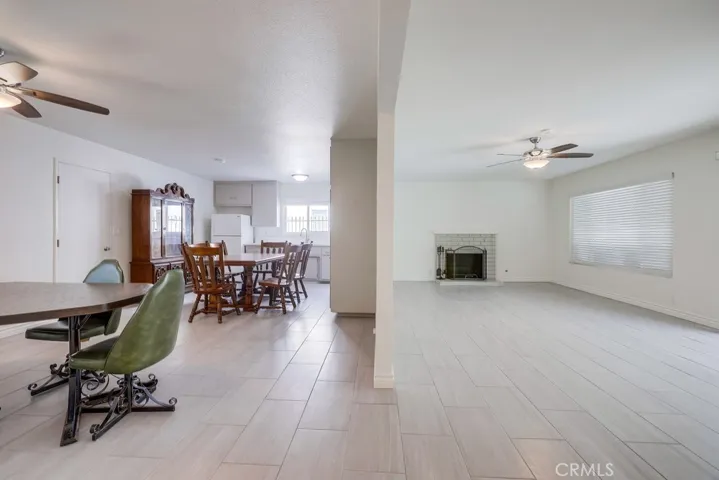 View of Kitchen and Living Room
