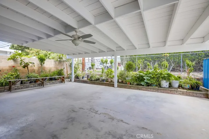 Backyard: Covered Patio