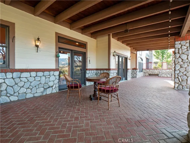 Rear Covered patio