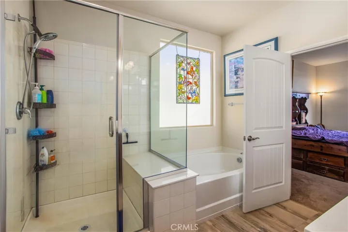 Master shower