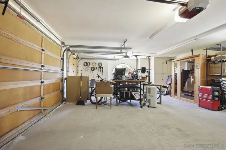 2 car garage with golf parking