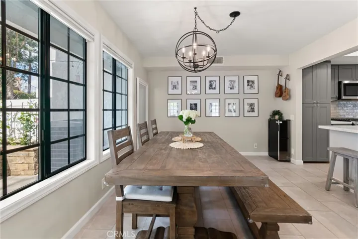 Dining room by the kitchen