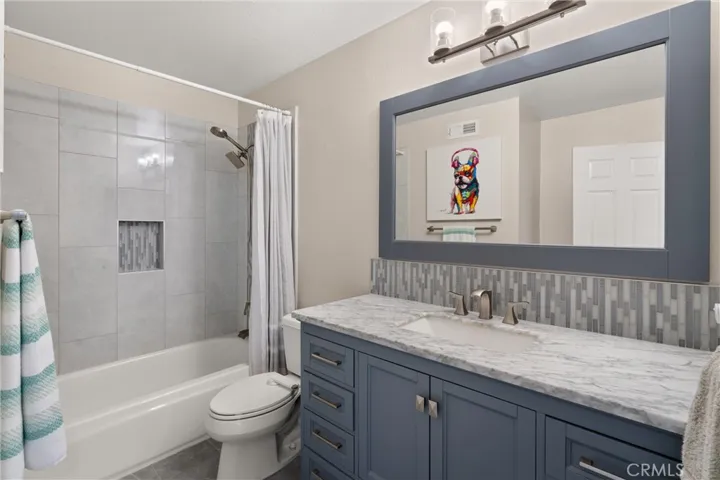 Second full bathroom, upgraded and functional.