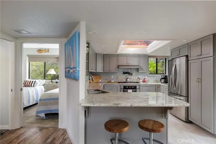 Kitchen/Hall to Bedroom and Bath