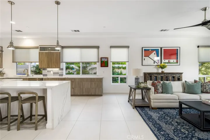 Kitchen & Living Room