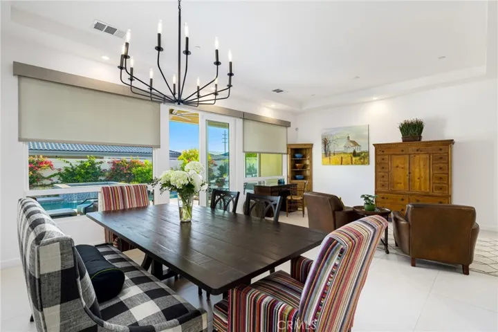 Dining Area & Living area opens to the outside