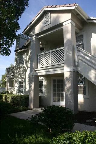 Your front door is protected from rain by the stairway to the upper unit