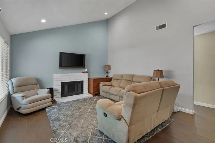 Living Room with Fireplace