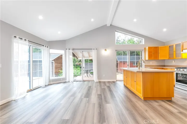 ADU spacious kitchen with dining and living room