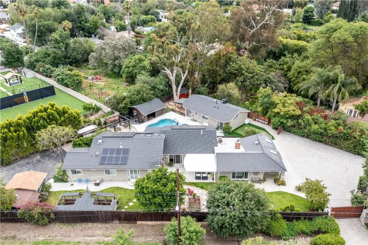 Aerial property view