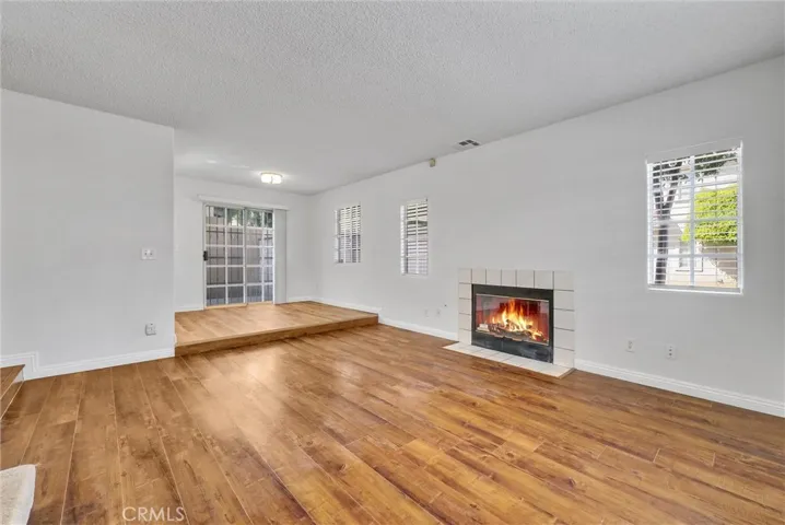 living room with laminated floor