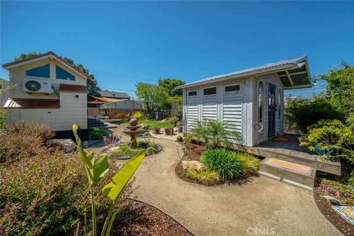Tiny Home on Left, SheShed on Right