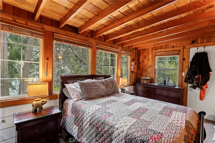 sun room being used as bedroom
