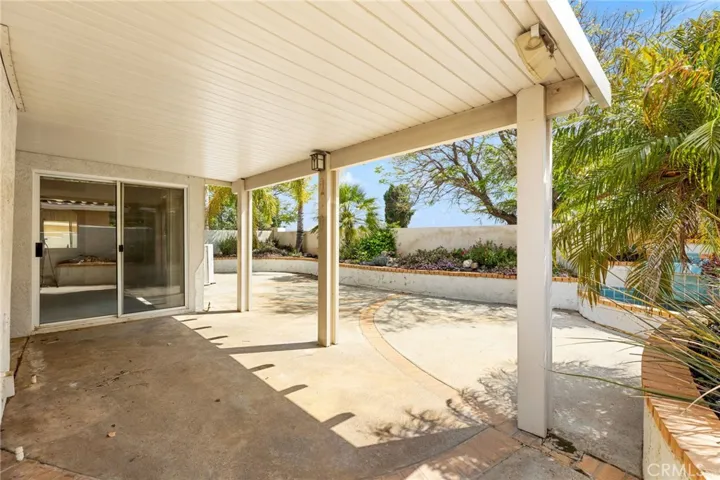 Aluma wood patio cover looking towards master bedroom