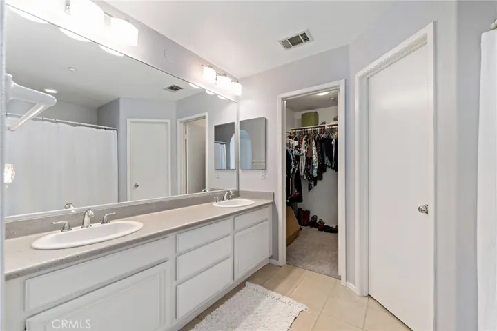 Primary Bathroom and walk in closet