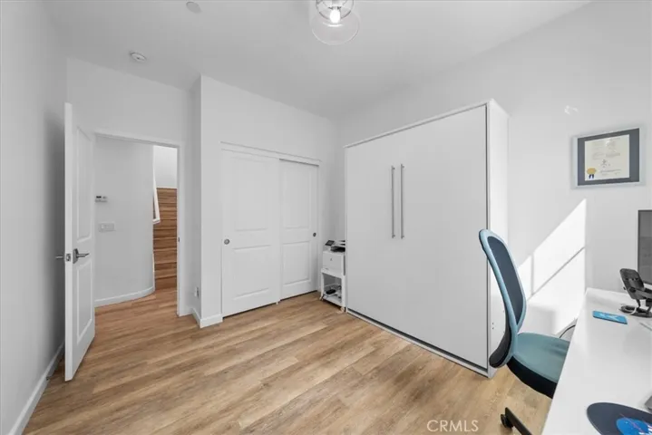 1st bedrrom with murphy bed + office