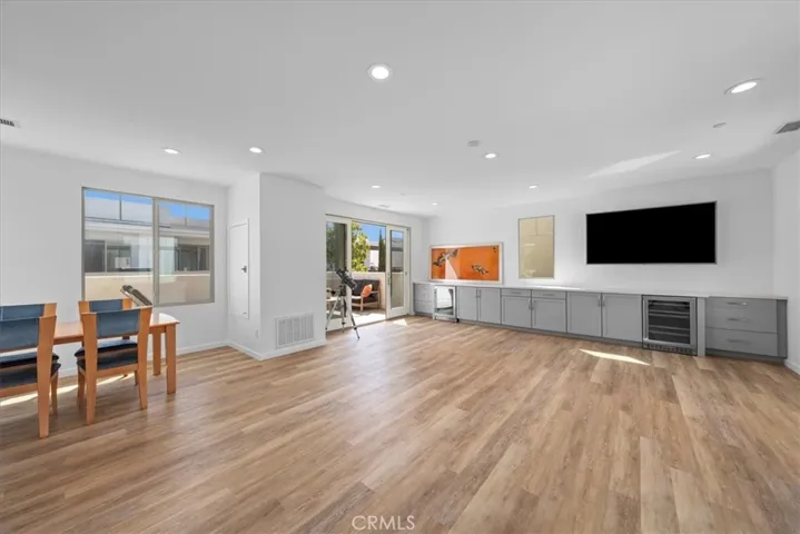 Large media, family play-room, office.