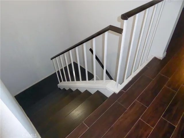 Stairway from second floor with Handrail.