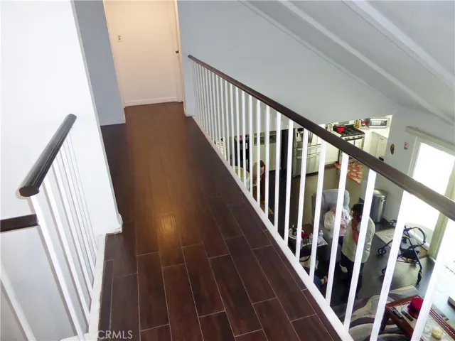 Second Floor Hallway overlooking Family Room.