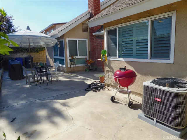Backyard & Patio across back of House.