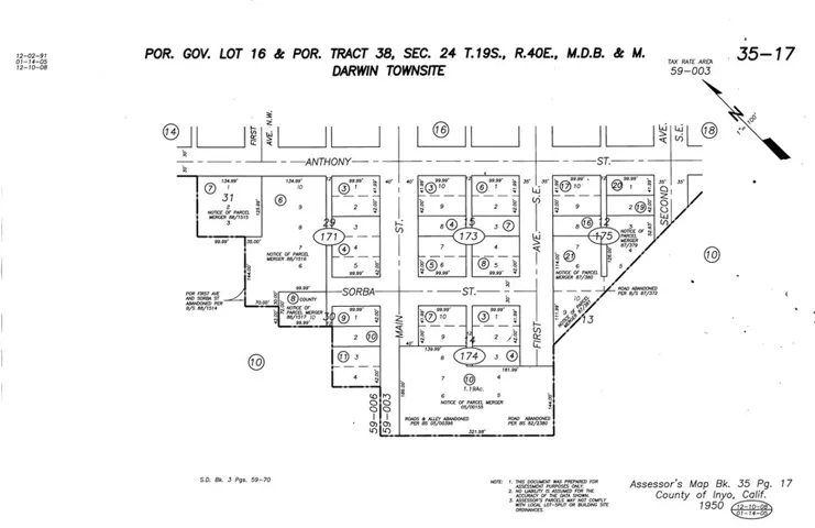 0 Sorba, Darwin, California 93522