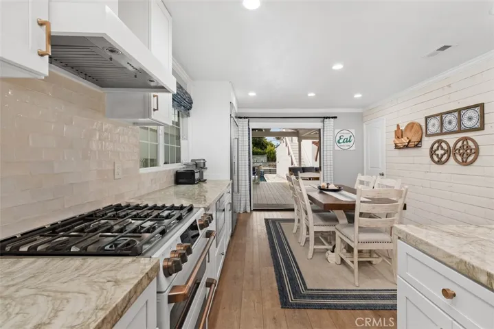 Kitchen with upgraded appliances