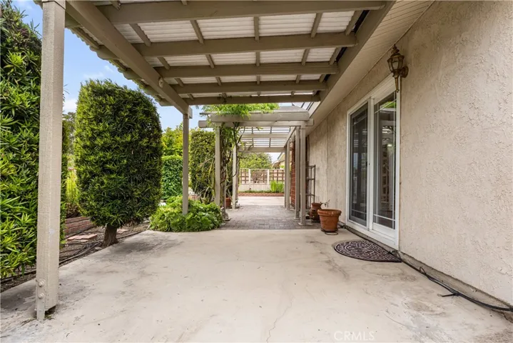 Patio outside Master Bedroom