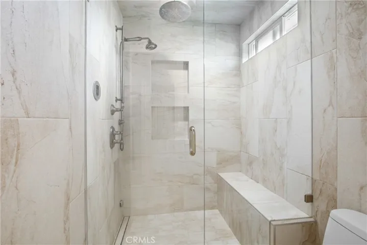 And YES...this custom tile shower doubles as a steam shower!!!