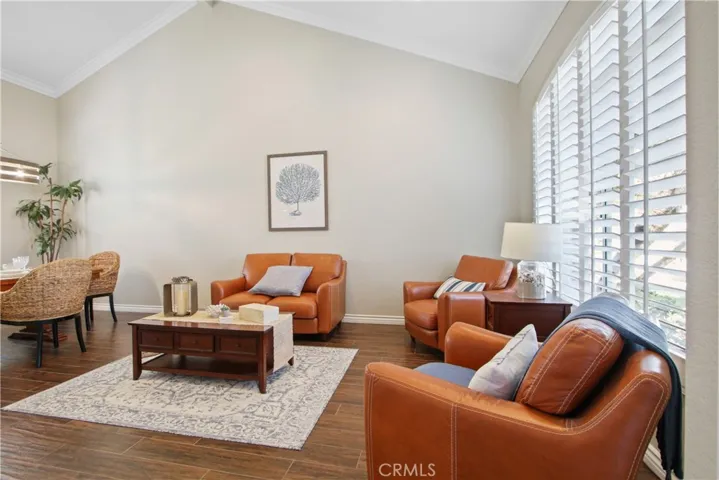 Cathedral ceilings and tons of natural light pouring in make this an inviting place to enjoy conversation.