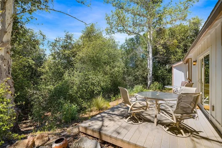 HOUSE 1_PATIO AMID A 'FOREST' OF MATURE TREES