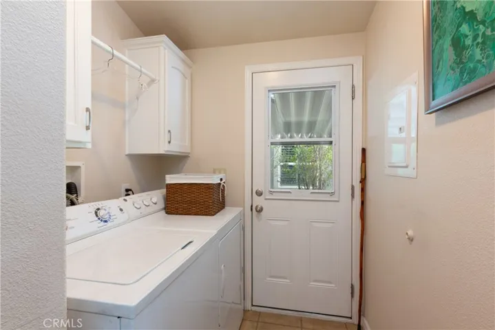 Laundry Room with side door