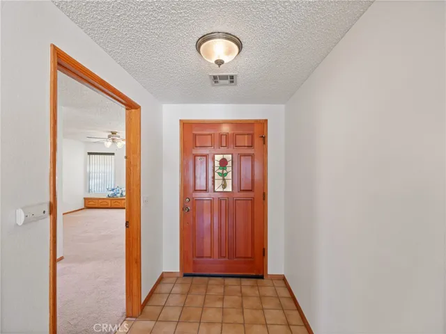 Master bedroom door on the left