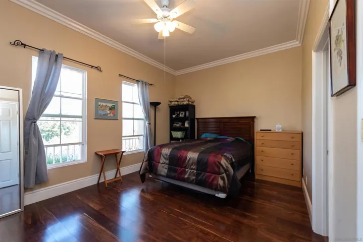 Bedroom with a full bath attached